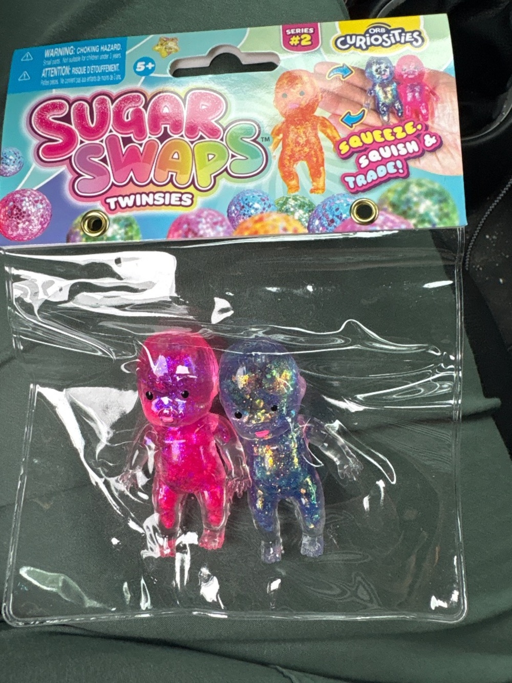 Sugar Swaps Twinsies Plush Duo - Pink & Purple Squeezables